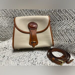 Vintage Dooney and Bourke Medium Essex Crossbody in Bone
